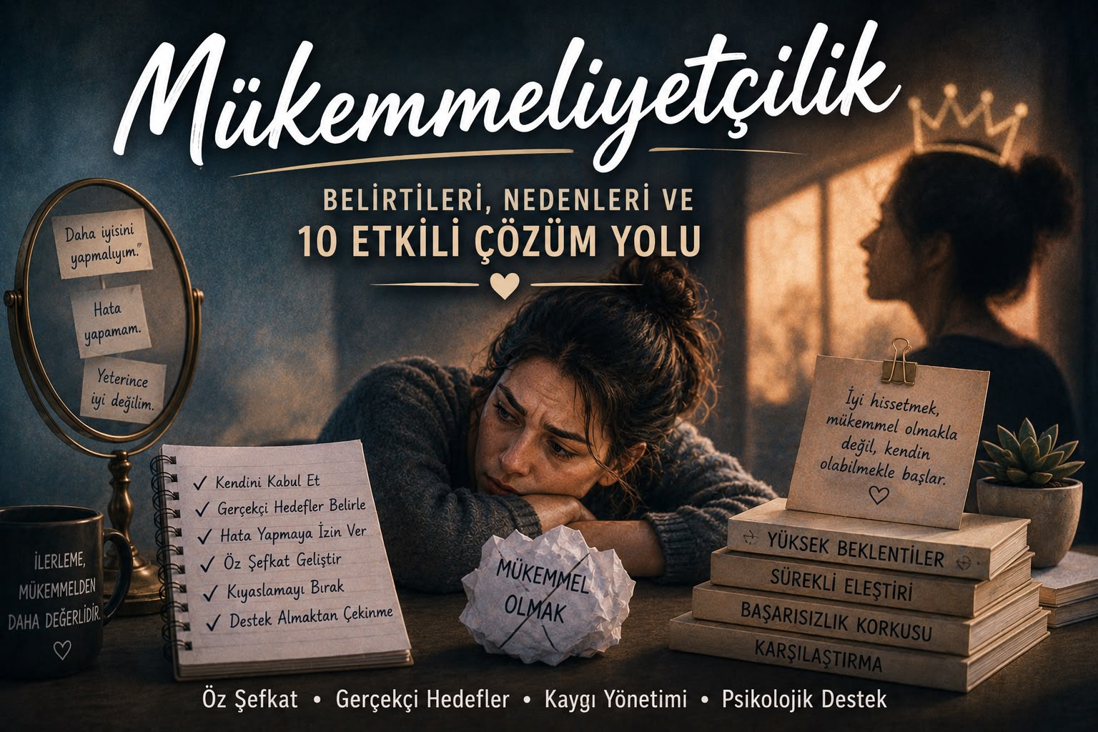 Mükemmeliyetçilik Nedir? Belirtileri, Nedenleri ve 10 Etkili Başa Çıkma Yolu